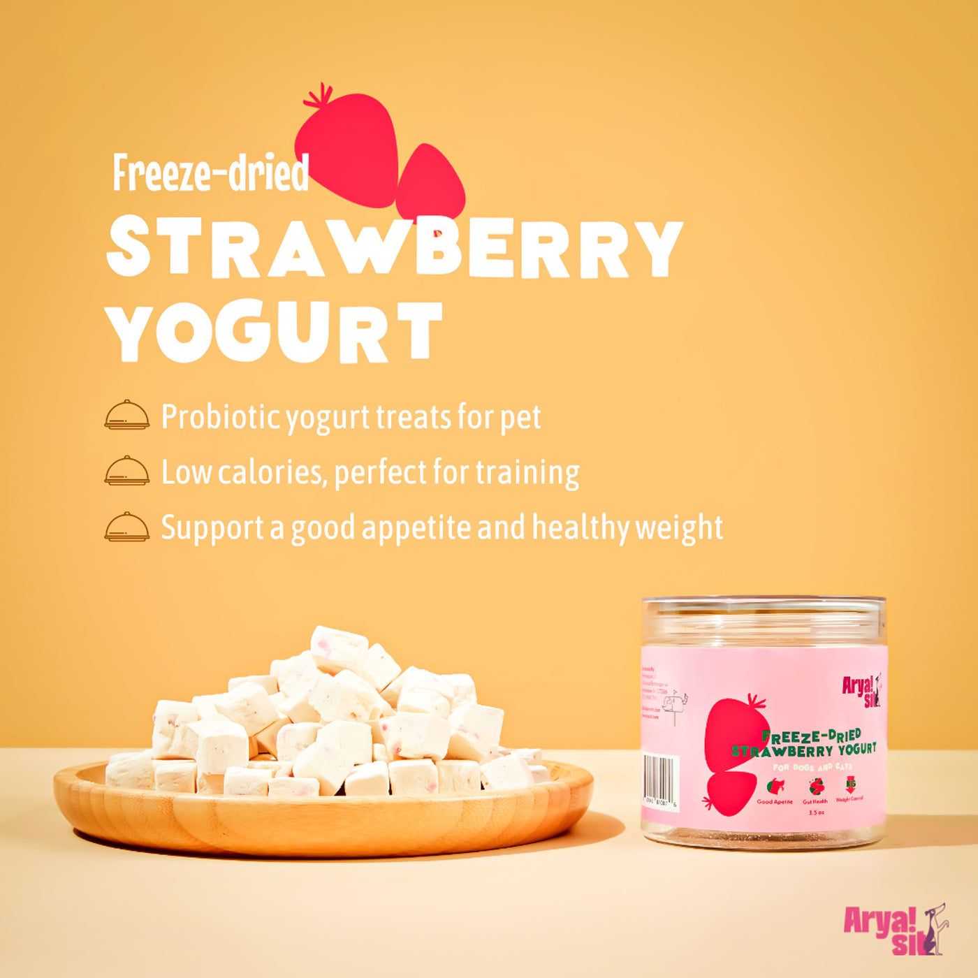 Freeze-Dried Strawberry Yogurt