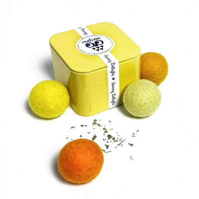 Sunny Delight Catnip oil infused Felt Balls