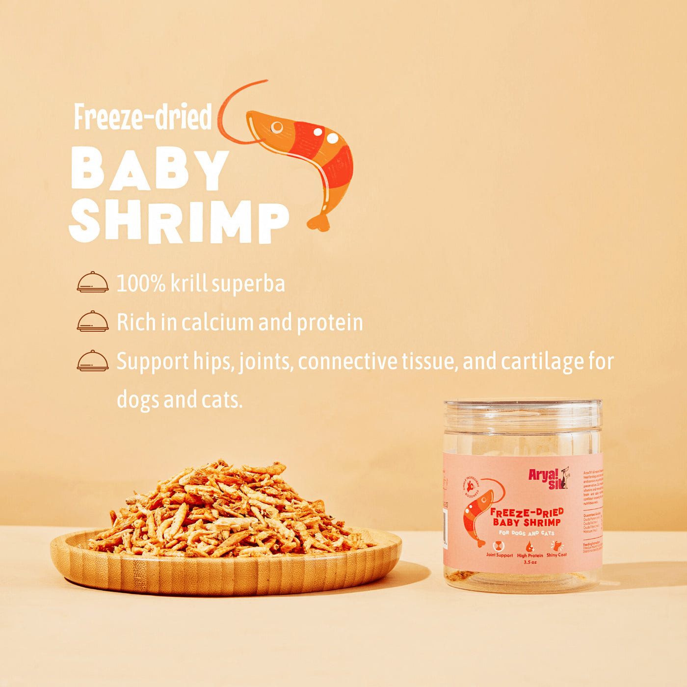 Freeze-dried Baby Shrimp