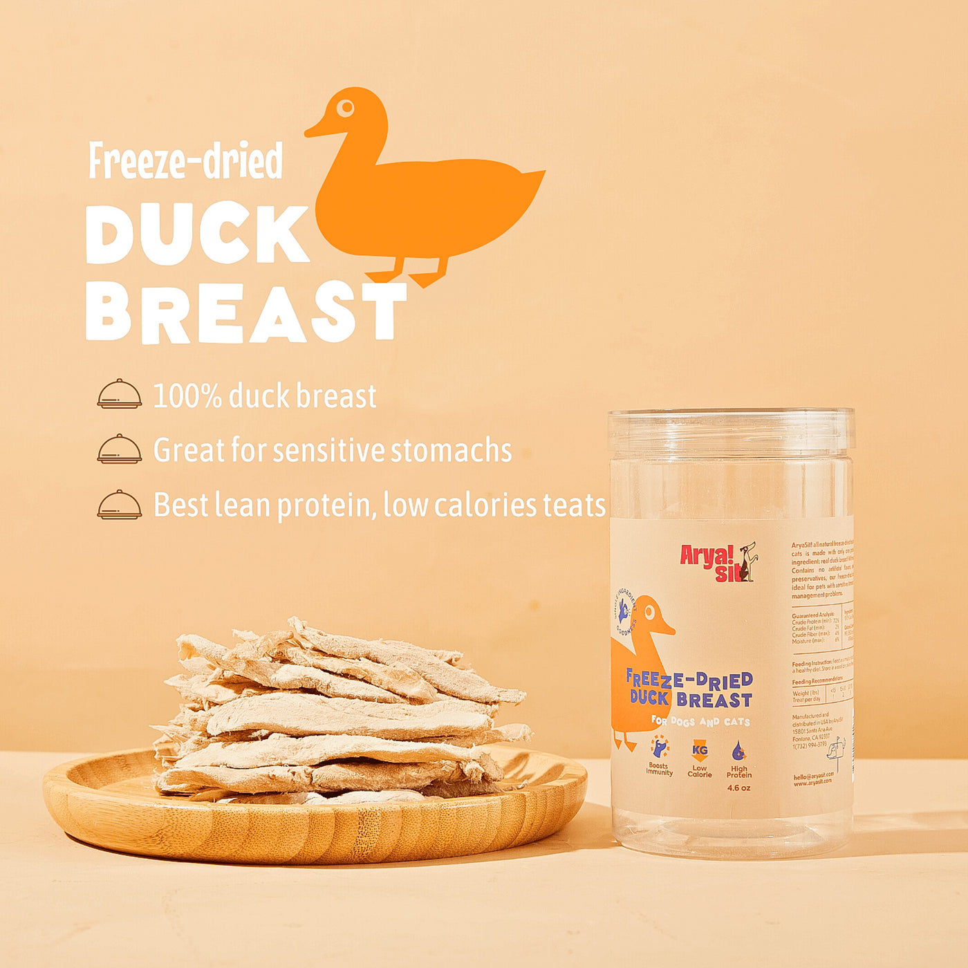 Freeze-Dried Duck Breast