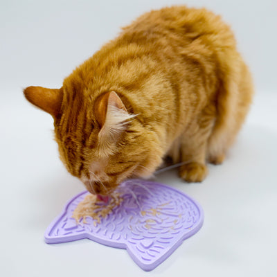 Purrfect Lick N' Stick Mat - Lilac