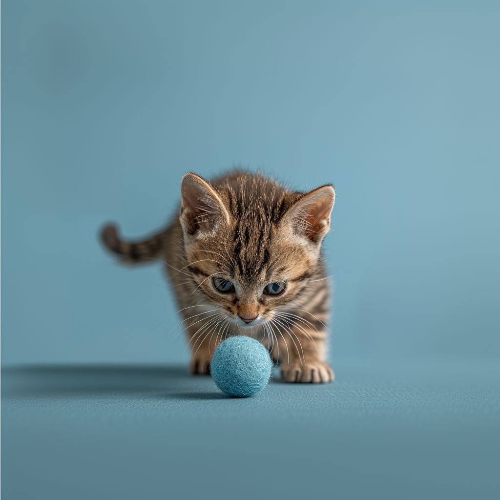 Serene Sky Set Catnip oil infused Felt Balls